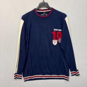 Vintage Sean John Men Pullover Sweater Size XL X-Large Y2K Embroidered C036 -23